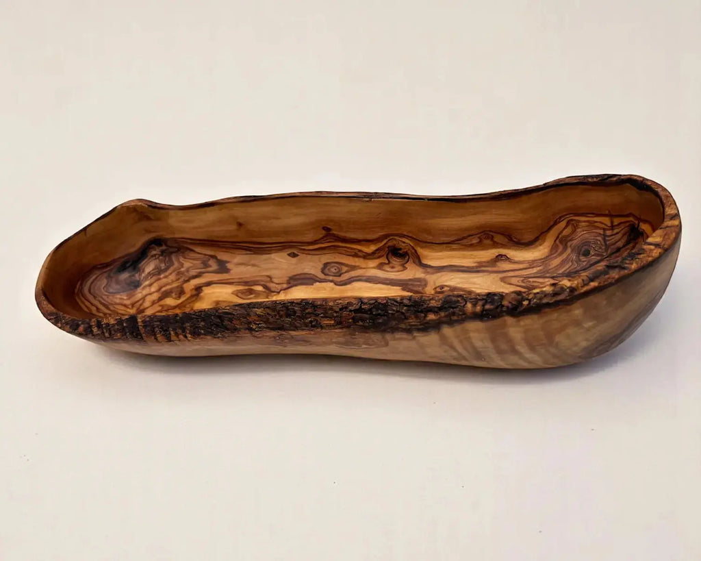 Handmade wooden basket bowl | Olivarts