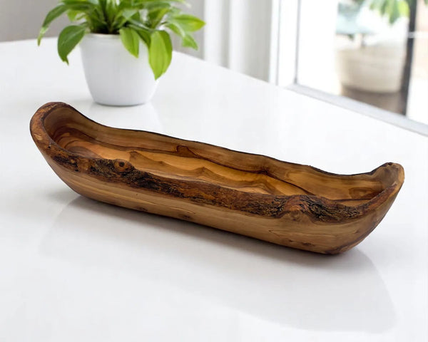 Handmade wooden basket bowl | Olivarts