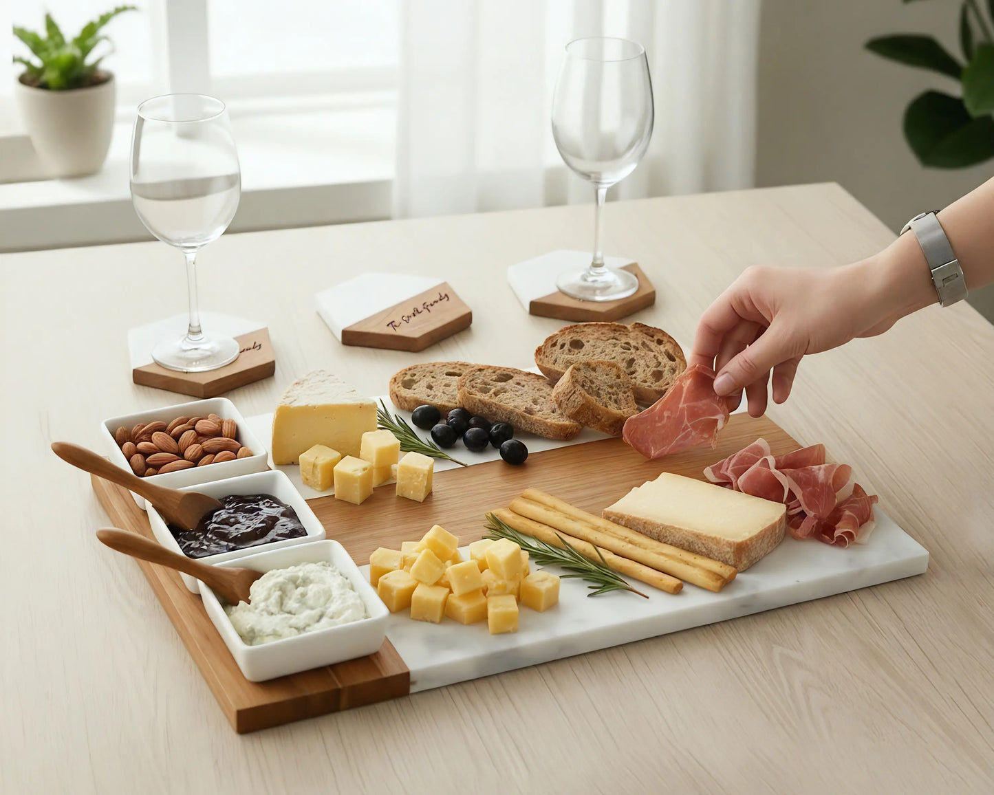 Engraved charcuterie board - OLIVARTS