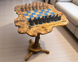 OLive wood chess table