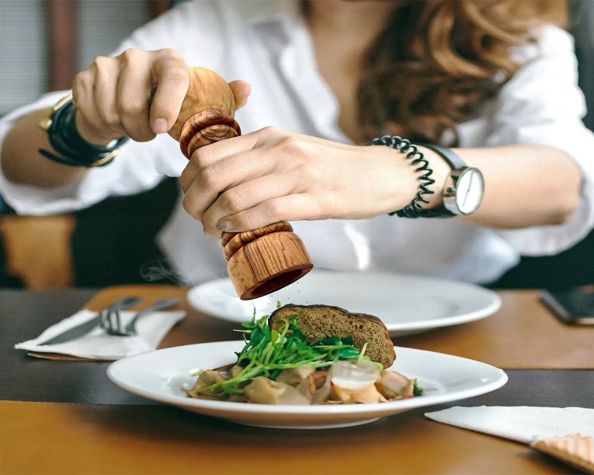 Salt And Pepper Grinder Set | Olive Wood Salt & Pepper Mill | Olivarts