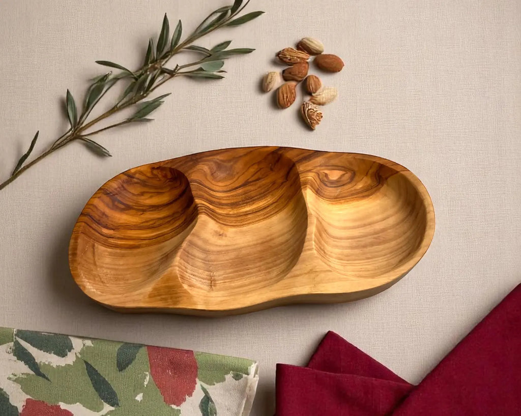  olive wood snack bowl | Olivarts
