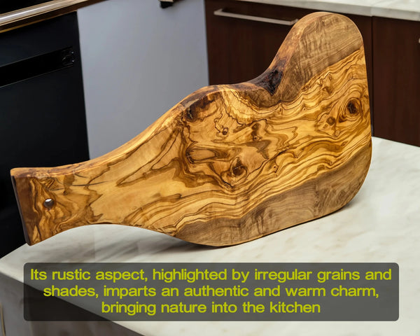 Handmade Olive Wood Cutting Board With Handle | Olive Wood charcuterie Board | Olivarts