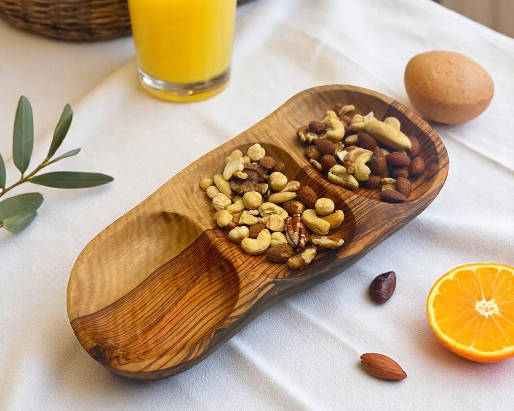  olive wood snack bowl | Olivarts