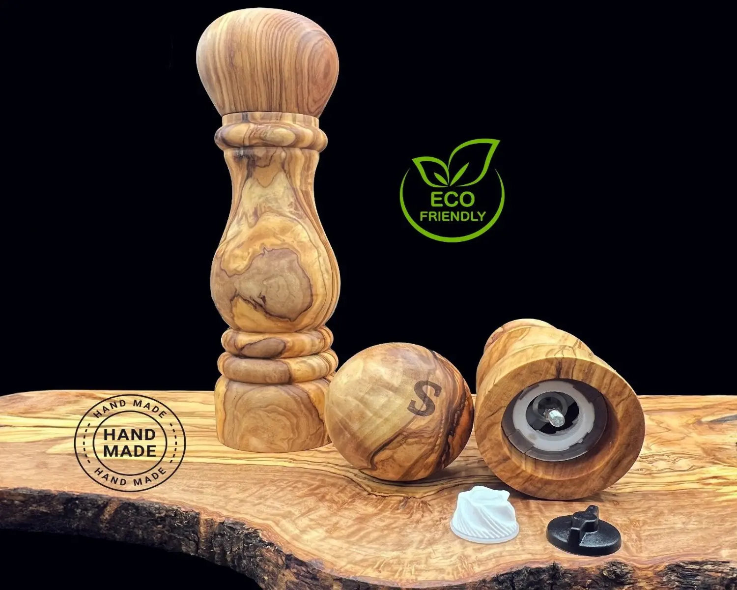 Salt And Pepper Grinder Set | Olive Wood Salt & Pepper Mill | Olivarts