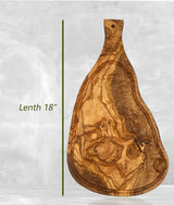 Handmade Olive Wood Cutting Board With Handle | Olive Wood charcuterie Board | Olivarts