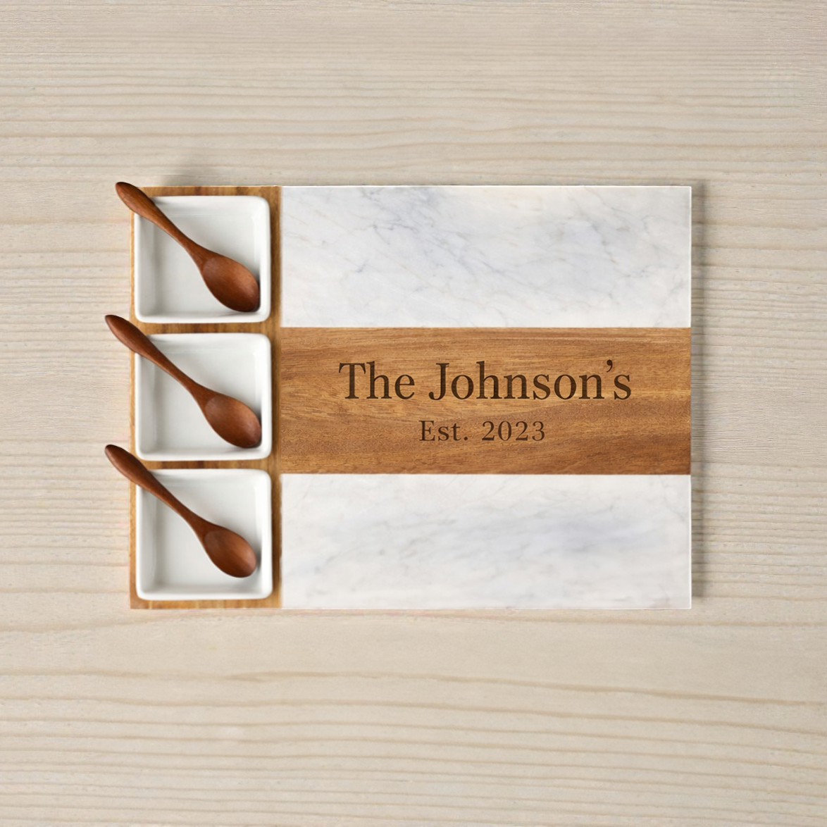 Personalized Charcuterie Board, Marble Cheese Boards for Bridal Shower Gifts, Perfect Housewarming Gifts for Couples, Custom Wedding Gifts, New Home Gift
