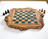 Olive Wood chess board Epoxy Resine | Olivarts
