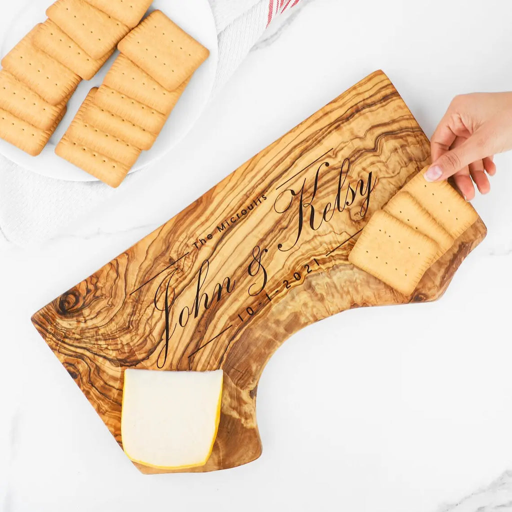 Cutting Board Wooden | Rustic Wood Cutting Board | Olivarts