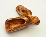Olive Wood Salt Measuring Spoon | Premium Olive Wood Spoon | Wooden Spice Coffee Salt Scoop | Vintage wooden salt scoop